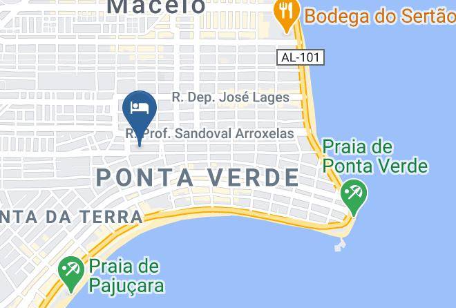 Maceio - Pousada Maceio Praia Maps