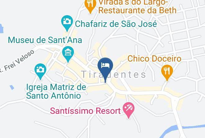 Tiradentes - Pousada Mae D'agua Maps