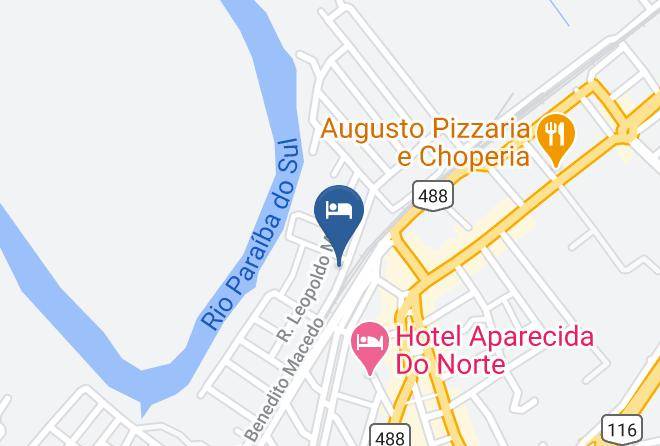 Aparecida - Pousada Mae Padroeira Maps