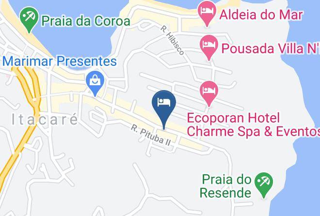 Itacare - Pousada Magia Do Mar Maps