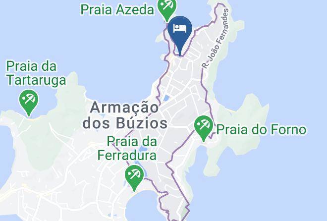 Buzios - Pousada Maina Maps