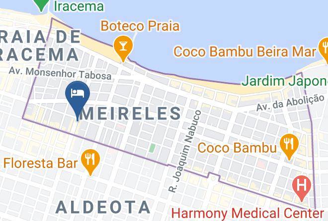 Fortaleza - Pousada Malu Fortaleza Em Meireles Maps