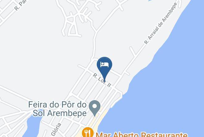 Camacari - Pousada Maluar Maps