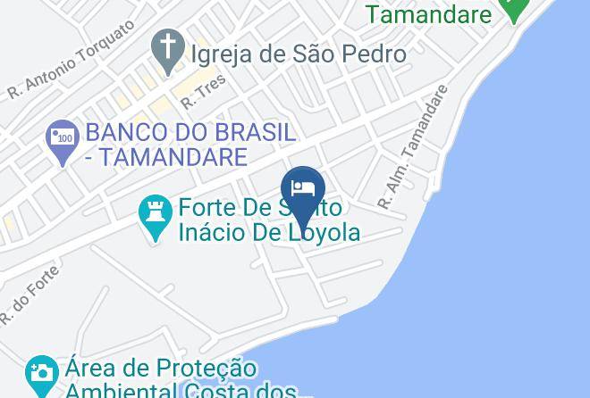 Tamandare - Pousada Manupi Maps