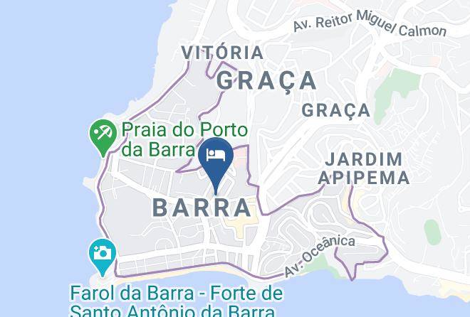Salvador - Pousada Manzua Barra Salvador Maps