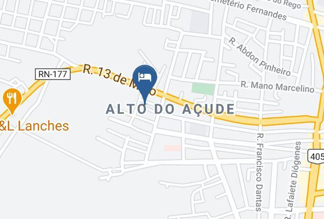 Pau Dos Ferros - Pousada Mao Preta Maps