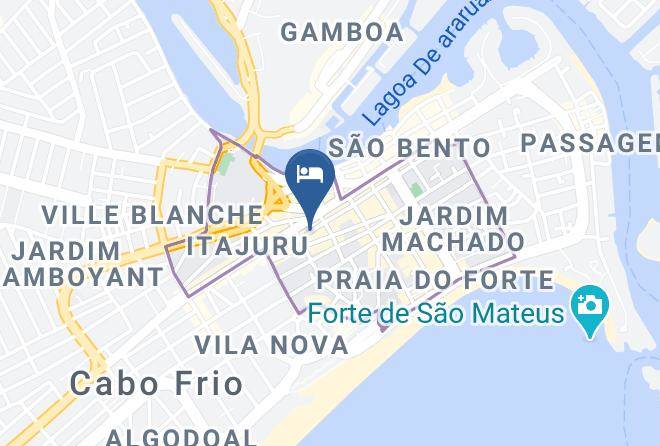 Cabo Frio - Pousada Mar Doce Lar Maps