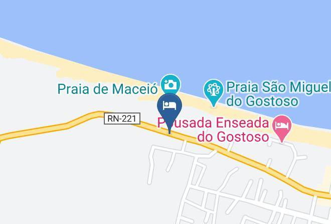 Sao Miguel Do Gostoso - Pousada Mar Dos Arrecifes Maps