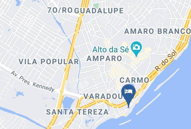 Hotel Mar Aberto Olinda Map