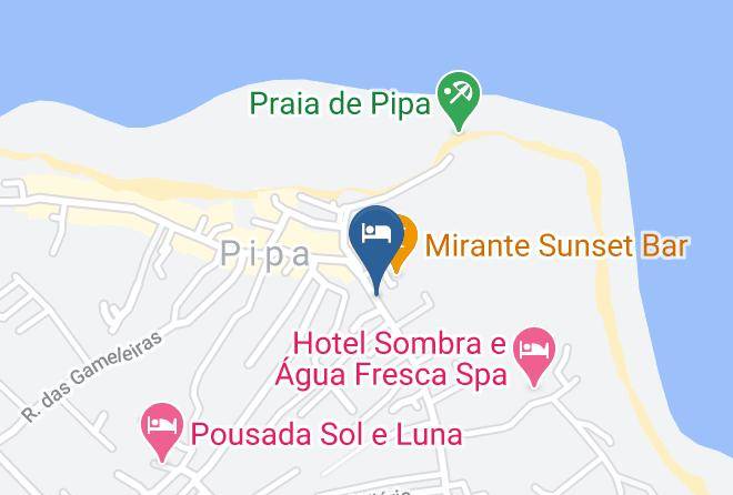 Tibau Do Sul - Pousada Mar E Sol Pipa Maps