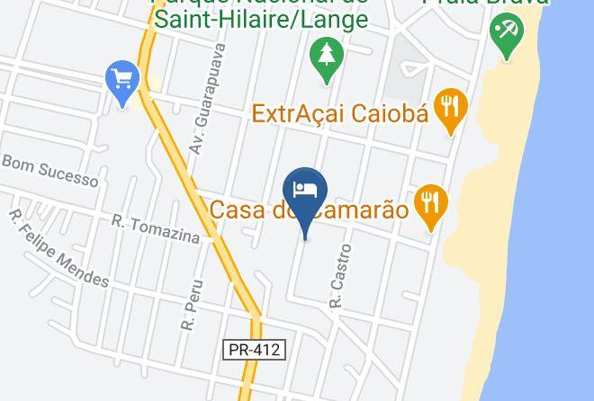 Matinhos - Pousada Mar Mediterraneo Maps