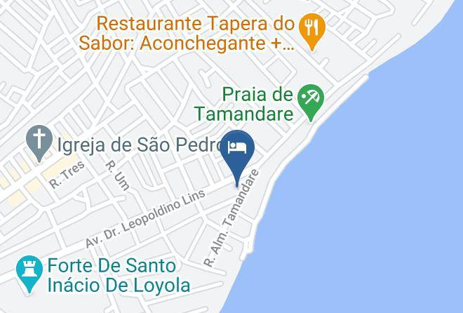 Tamandare - Pousada Mar & Sol Beach Maps