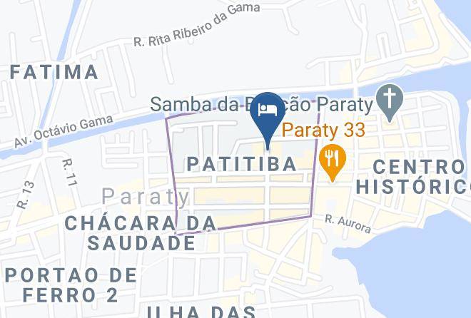 Parati - Pousada Mar & Vida E Docaria Maps