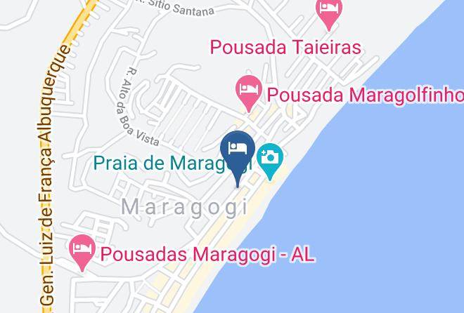 Maragoji - Pousada Maragaco Maps