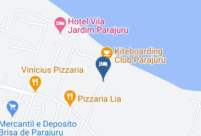 Beberibe - Pousada Mare Alta Brasil Maps