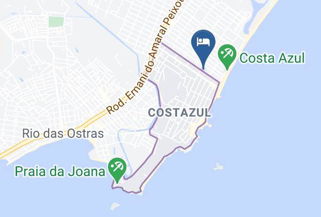 Rio Das Ostras - Pousada Mare Mansa Maps