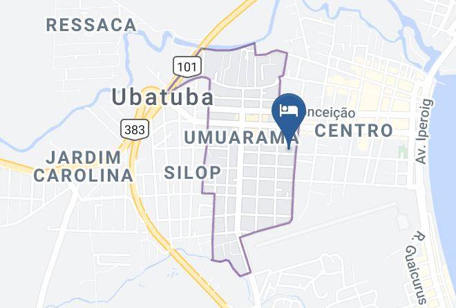 Ubatuba - Pousada Mareada Maps