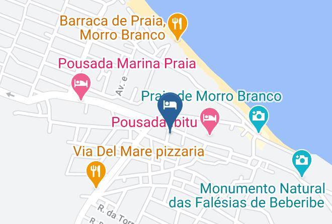Beberibe - Pousada Marebrisa Maps
