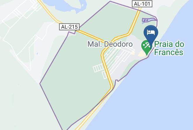 Marechal Deodoro - Pousada Verdes Mares Praia Hotel Maps