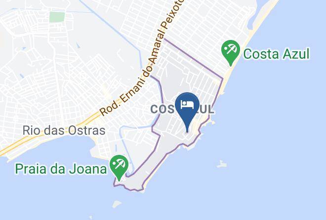 Rio Das Ostras - Pousada Maresia Costa Azul Maps