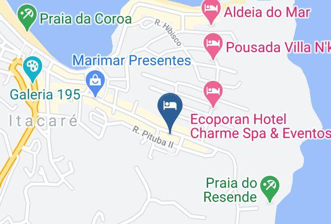 Itacare - Pousada Maresia Maps