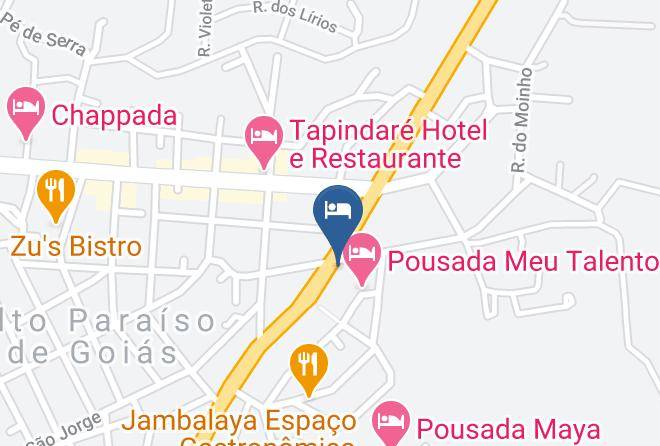 Alto Paraiso De Goias - Pousada Margaridas Veadeiros Maps