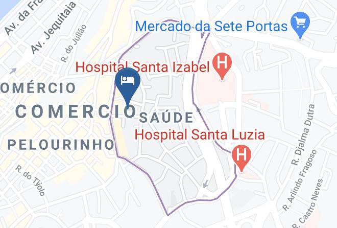 Salvador - Pousada Recanto De Salvador Maps
