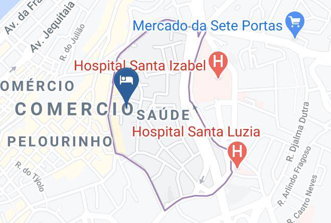 Salvador - Pousada Maria Bonita Maps