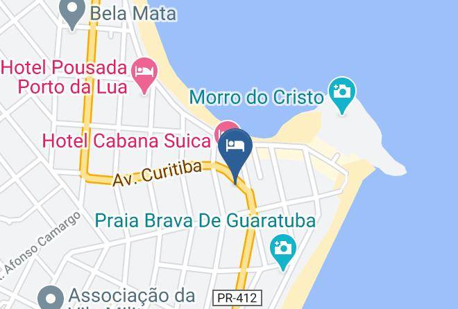 Guaratuba - Pousada Maria Helena Maps