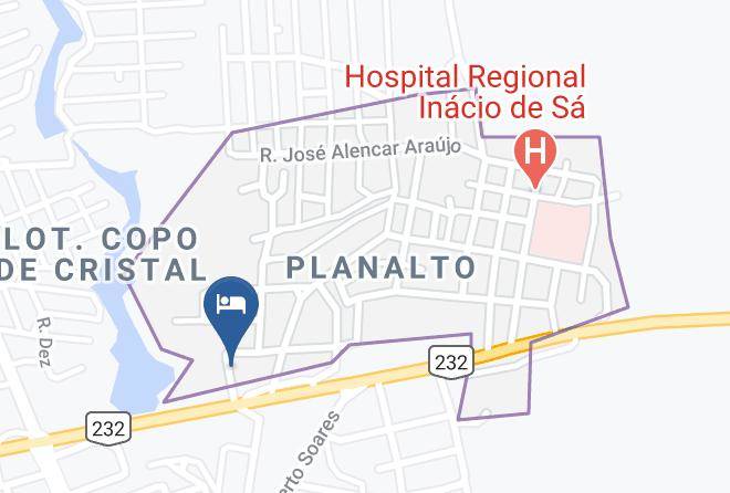 Salgueiro - Pousada Maria Nunes Maps