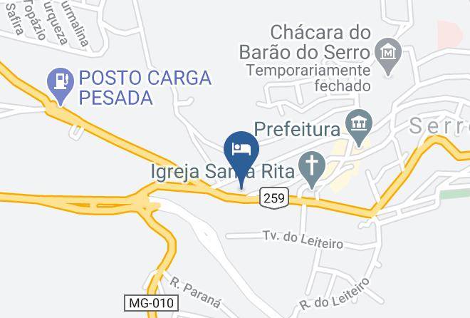 Serro - Pousada Mariana Maps