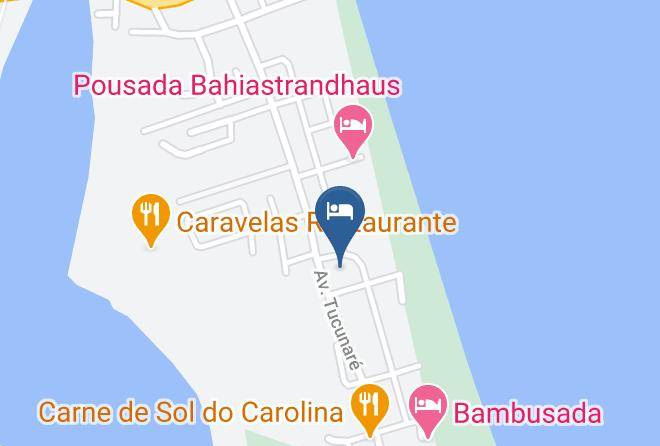 Canavieiras - Pousada Marlim Azul Maps
