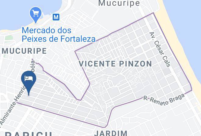 Fortaleza - Pousada Marrakech Maps
