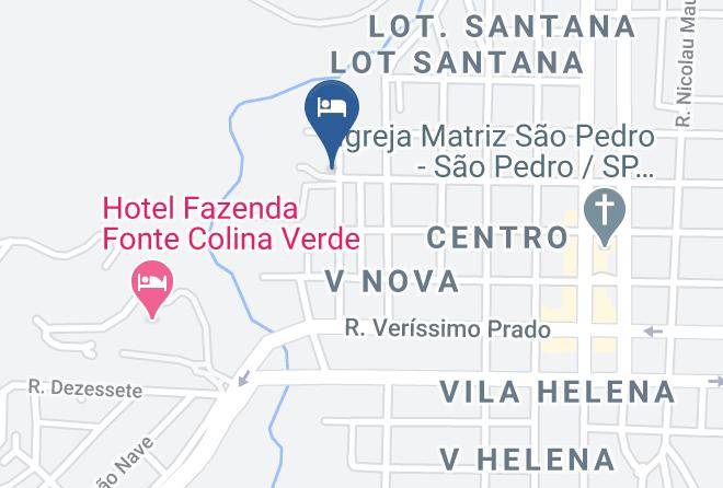 Sao Pedro - Pousada Martelo Maps