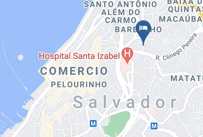 Salvador - Pousada Mato E Mar Maps