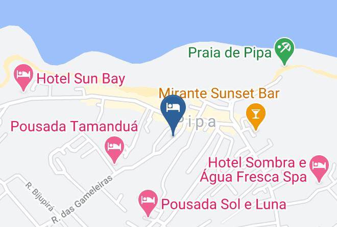 Tibau Do Sul - Pousada Mediterranea Pipa Maps