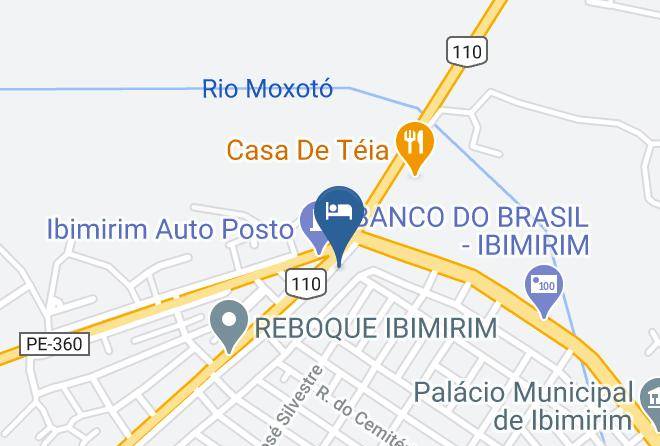 Ibimirim - Pousada Menezes Maps