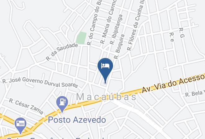 Macaubas - Pousada Menino Jesus Maps