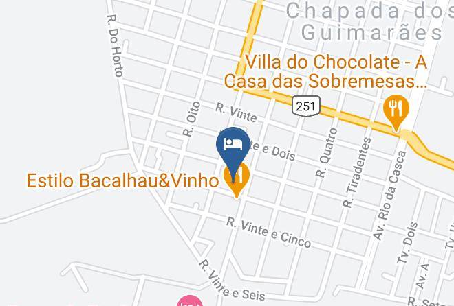 Chapada Dos Guimaraes - Pousada Meriba Maps