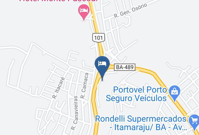 Itamaraju - Pousada Meriguetti Maps