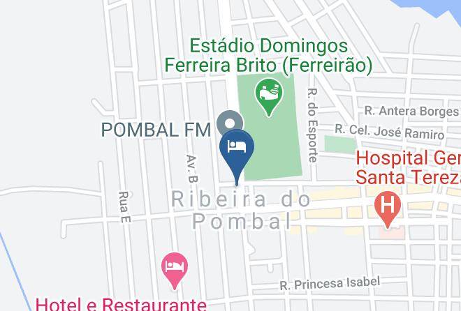 Ribeira Do Pombal - Pousada Messias Maps