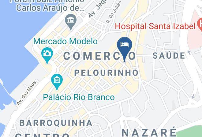 Salvador - Pousada Mestre Bimba Maps