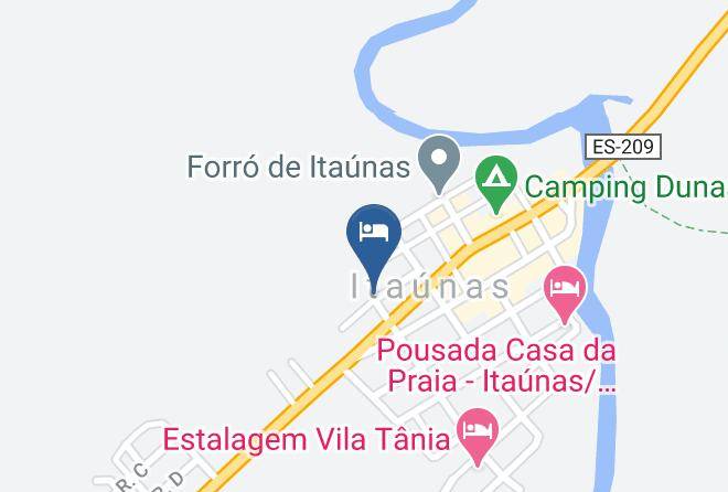Conceicao Da Barra - Pousada Mestre Lua Maps