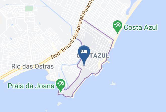 Rio Das Ostras - Pousada Meus Amores Maps