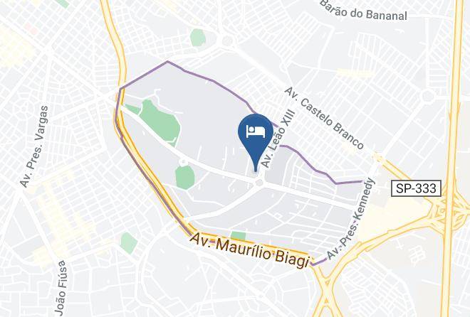Ribeirao Preto - Pousada Mf Residence Maps