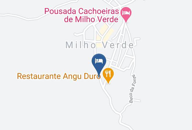 Serro - Pousada Milho Verde Maps