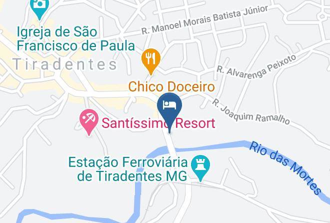 Tiradentes - Pousada Minas Goias Tiradentes Maps