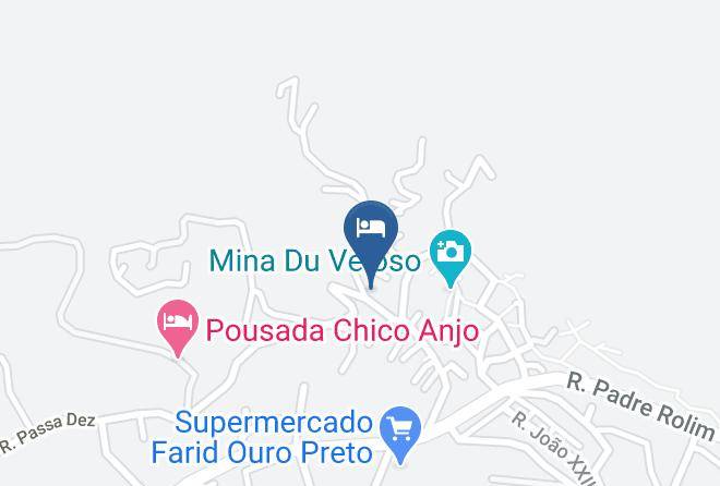 Ouro Preto - Pousada Carol Maps