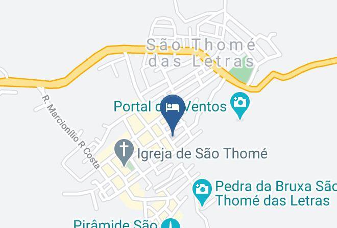 Sao Tome Das Letras - Pousada Mineira Maps