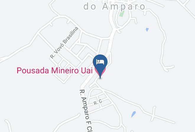 Bom Jesus Do Amparo - Pousada Mineiro Uai Maps